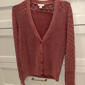 Sundance Women's Rust Knit Cardigan